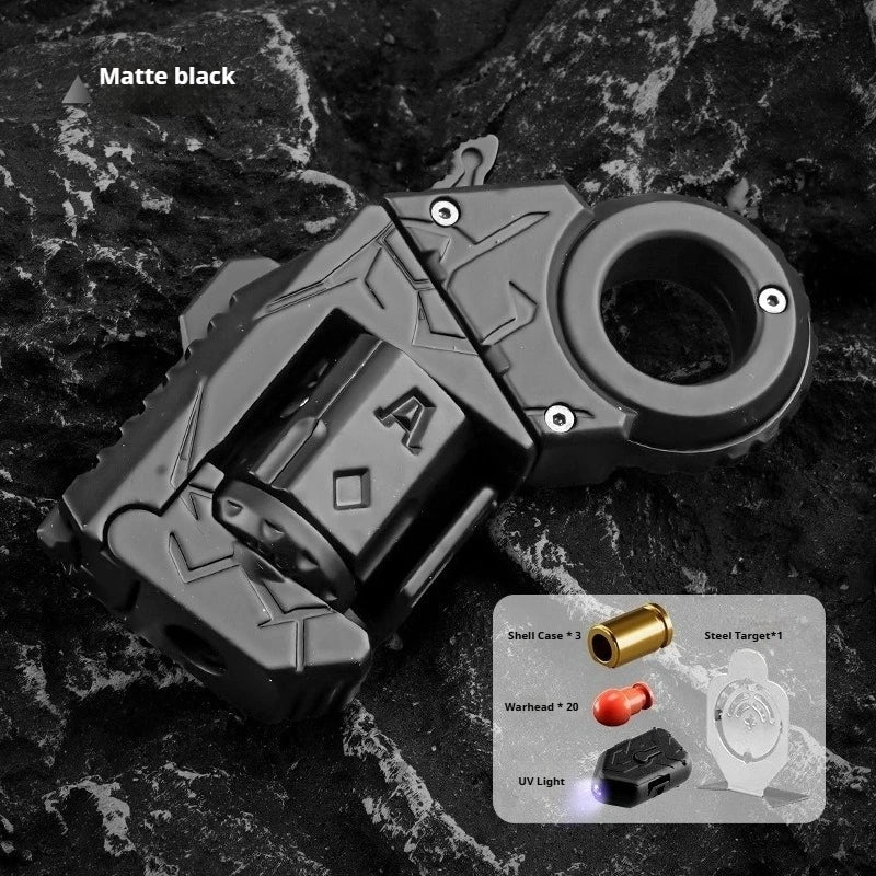 Stress Relief Toy Pistol Guns Eject Fidget Roller Paragraph Ring Mechanical Slider Multi-functional Sensory Toys Anti Anxiety