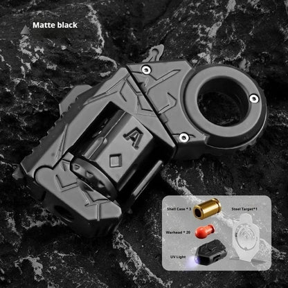 Stress Relief Toy Pistol Guns Eject Fidget Roller Paragraph Ring Mechanical Slider Multi-functional Sensory Toys Anti Anxiety