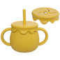 Baby Feeding Food Storage Box Snack Cup Portable Drinking Cup Infant Dual Purpose Sippy Cup Cover Band Newborn Accessories