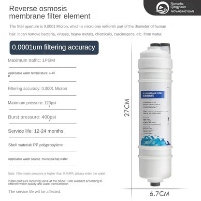 10inch Water Filter Replacement,PP Cotton,T33 Actived Carbon Water Filter Removal The Cholorine,Water Filter System