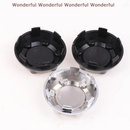 Upgrade 4pcs 68mm 61mm Car Rims Caps, Auto Wheel Center Covers, Dust Proof Hubcaps Hub Emblems