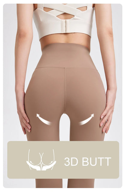 BIVIGAOS High-Quality Summer Sunscreen Shark Leggings Women Ultra-Thin High Elastic Nude Feeling Seamless Sport Fitness Leggings