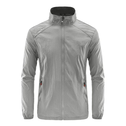 Summer Jackets Men Windbreaker Coats Male Sunscreen Clothing Traveling Camping Jacket Ultrathin Cycling Fishing Tops Hiking Wear