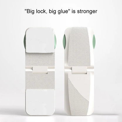 White Drawer Lock Baby Safety Protection Double Use Right Angle Cabinet Door Locks Kids Protector Multi-Function Plastic Buckle