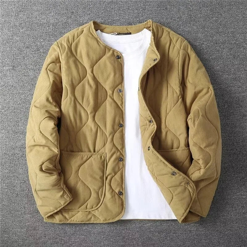 Vintage M65 Liner Jacket Men Winter New Khaki Thick Multi-pocket Tooling Padded Jacket Long Sleeve Cardigan Hunting Coat