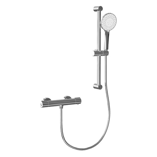 Bathroom Shower Faucet Wall-mounted Bathtub Mixer Taps Thermostatic Bath Tub Showers System Set with 3 Modes Rain Handheld