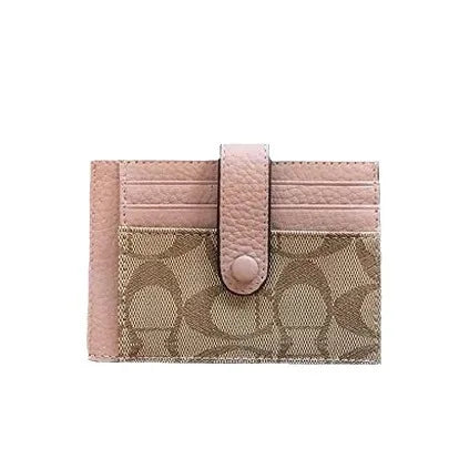 Monogram Ultra-thin Ins Style Card Holder Fashion Mini Short Envelope For Women Appliques Card&ID Wallet Credit Card Purse