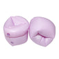 2pc New Macaron Color Inflatable Arm Float Bands For All Age Swimming Arm Rings，PVC Water Floating Sleeves, Summer Swimming Trai