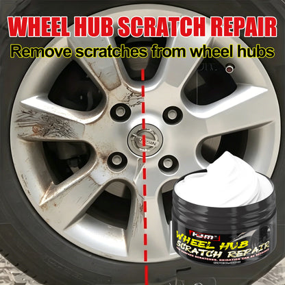 Car Wheel Hub Scratch Repair Paste, Auto Rim Oxidation Remover, Aluminum Alloy Hub Polishing Agent