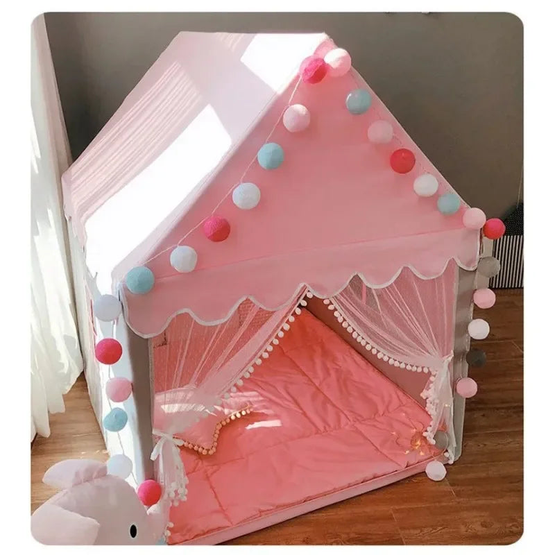 Baby Play Tent Children's Indoor Home Game House Girl Entertainment Small House Outdoor Amusement Park Playing Game Tent Toy Set