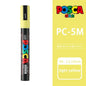 1pcs Japan UNI POSCA Markers PC-1M/3M/5M Acrylic Graffiti Pen Waterproof DIY Stackable Color Art Painting School Supplies