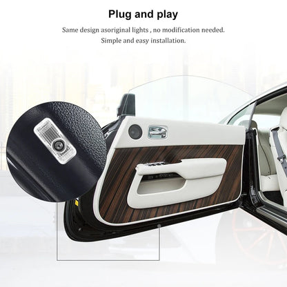 Car Angel Wings Projector Light LED Door Lamp For Audi A3 8P 8V A4 B8 8P A1 A5 A6 A7 A8 Q3 Q5 Q7 Q8 Sline TT S3 S4 S5 S6 S7 S8