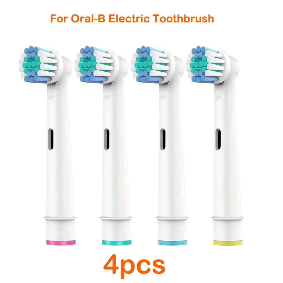 For Oral-B Dupont Bristle Electric Toothbrush Heads Whiten Teeth Daily Clean Soft Care Teeth Function D100 D25 D30 4/8/16pcs