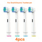 For Oral-B Dupont Bristle Electric Toothbrush Heads Whiten Teeth Daily Clean Soft Care Teeth Function D100 D25 D30 4/8/16pcs