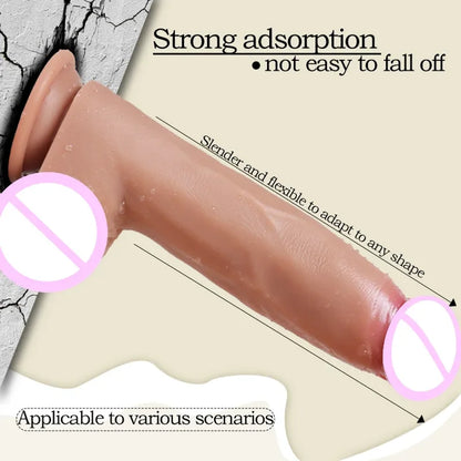 Realistic Dildos Silicone Penis  6/7/9 Inch Huge Dildos with Suction Cup for Women Masturbation Lesbain Anal Sex Toys for Adults