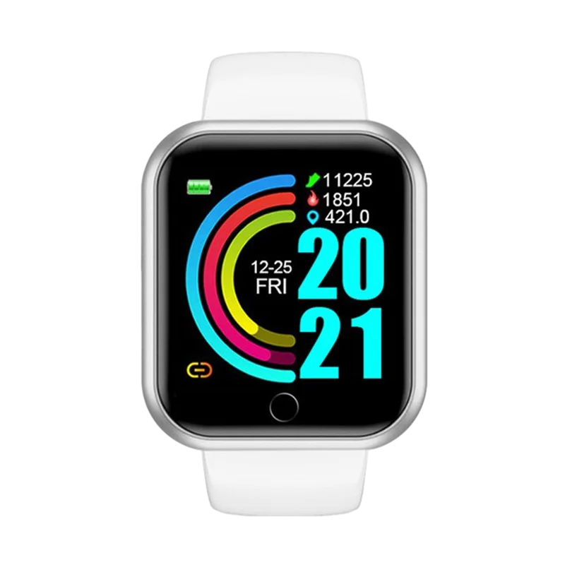 Men Smart Watches Color Screen Bluetooth Woman Fitness Sport Bracelet Health Sleep Monitor Electronic Clock Smartwatch Alarm Y68