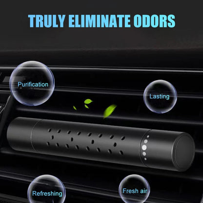 Car Fragrance Custom Vent Clip Cylindrical Essential Oil Car Diffuser Vent Clip with 5 Refill Sticks for Auto Office Kitchen