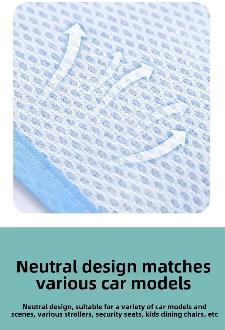 Car Seat Cooling Baby Stroller Mat Ice Fabric Washable Baby Safety Seat Mat Universal Baby Stroller Sleeping Cushion Seat Pads