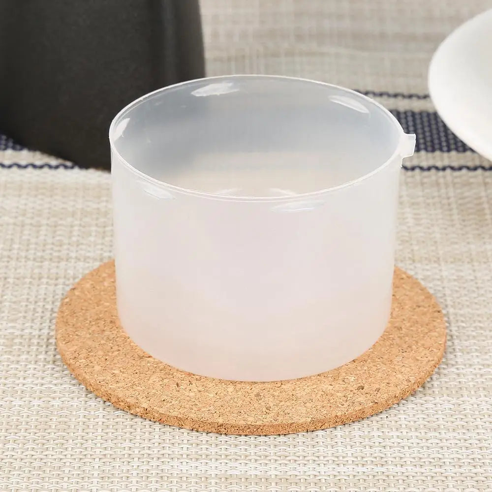 10PCS Cup Mat Natural Round Wooden Pad Durable Non-Slip Cork Coaster Tea Coffee Mug Drinks Holder for Table Decor DIY Tableware