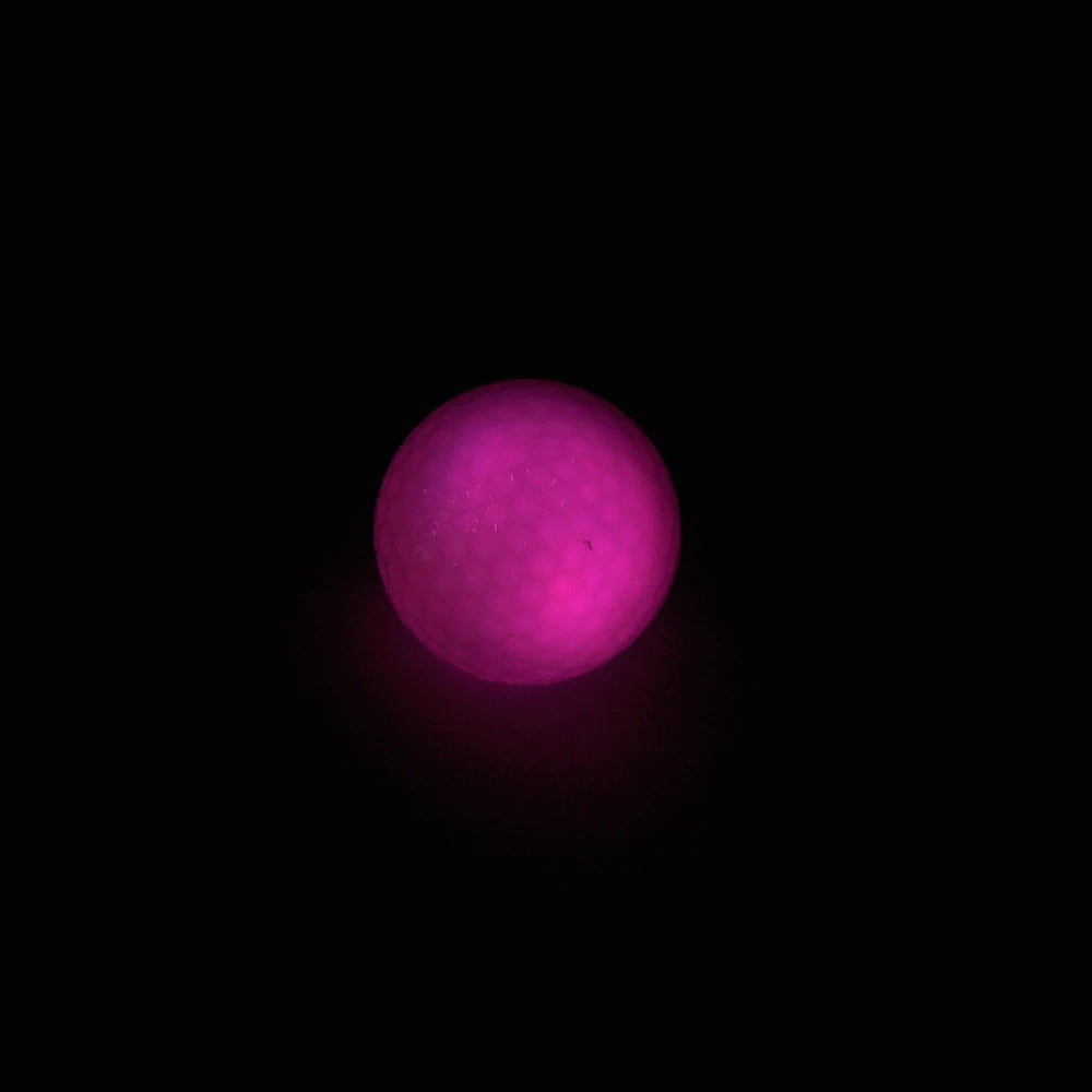 Durable Luminous Golf LED 3-layer Practice Ball Glitter Long Lasting Bright Golf Balls  Glow In The Dark For Night Practice 골프
