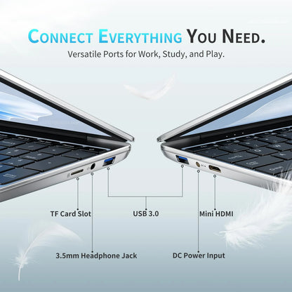 LENO NEW 15.6" Laptop Windows 11 Intel Core i7 8650U 32GB 2TB 1920*1080 HD Gaming Computer PC Gamer office Ultra Slim Notebook