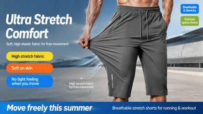 Plus Size Large Men's Shorts 2025 Summer New Trendy Loose Men's Sports and Casual Pants Jorts Baggy Cargo Mens Luxury Brands Man