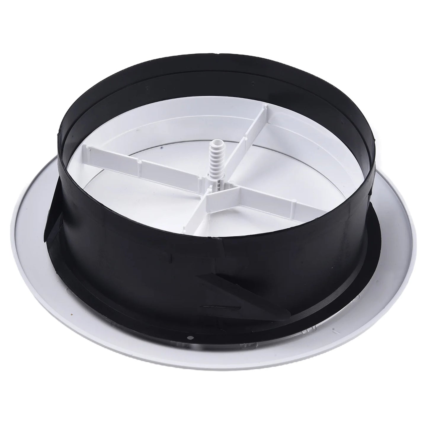 Exhaust Hood ABS Air Vent Extract Valve Grille Round Diffuser Ducting Ventilation Cover Air Volume Cooling Vent 75mm 100mm 125mm