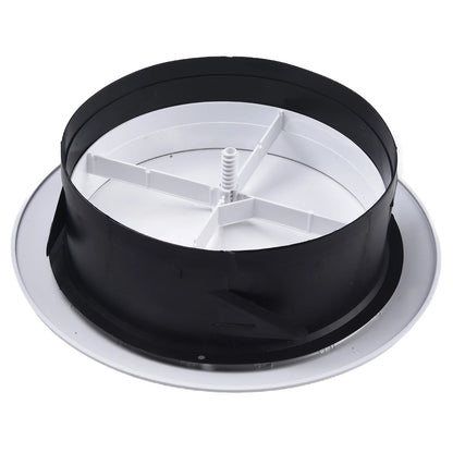 Exhaust Hood ABS Air Vent Extract Valve Grille Round Diffuser Ducting Ventilation Cover Air Volume Cooling Vent 75mm 100mm 125mm