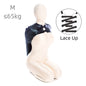 Sexy Charm Adult Rave Lingerie with Fetish Dog Hood Chest Harness Single Glove Arm Binder for Couple BDSM Body Bondage Clothing