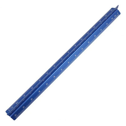 Aluminum Alloy Engineering Scale Ruler High Precision Triangular Architectural Drafting Tool Scale Bar Drafting Supplies