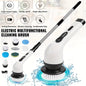 9-in-1 Wireless Rotating Electric Cleaning Brush - Household Multi-scene Scrubber for Bathroom, Kitchen & Toilet Deep Cleaning