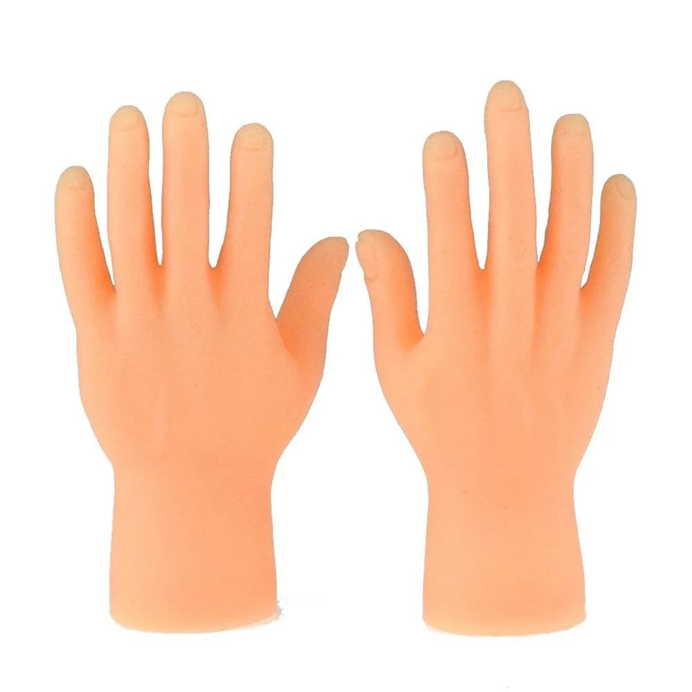 Children Noveltyfunny Mini Hand Creative Finger Fingertip Toys Teasing Cat Massage Pet Soft Silicone Small Hand Pet Supplies