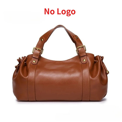 Sac à main à bandoulière Simple pour femmes, sac Boston élégant et polyvalent, sac de travail intérieur en Polyester doux