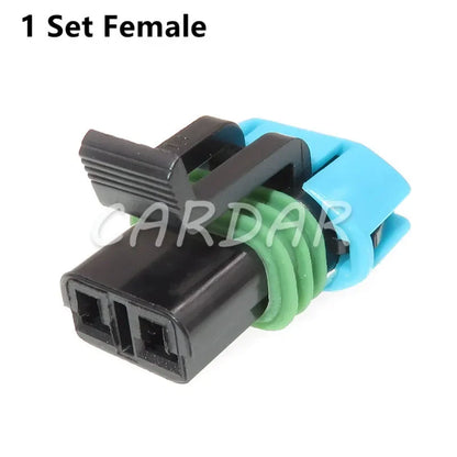 1 Set 2 Pin 15300027 15300002 Weather Pack Waterproof Auto Fan Socket AC Assembly Automotive Wiring Connector