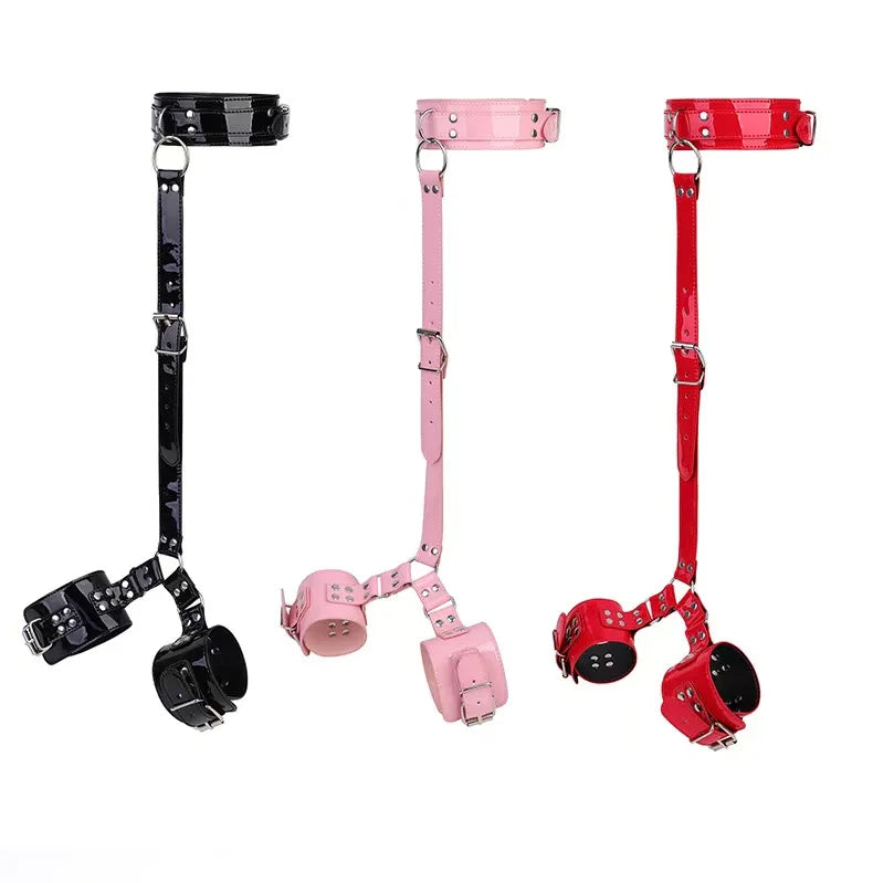 Bondage Kit BDSM Restraints Fetish Erotic Sex Toys For Couples Women Bandage Slave Collars Obedience Handcuffs Master Adult Game
