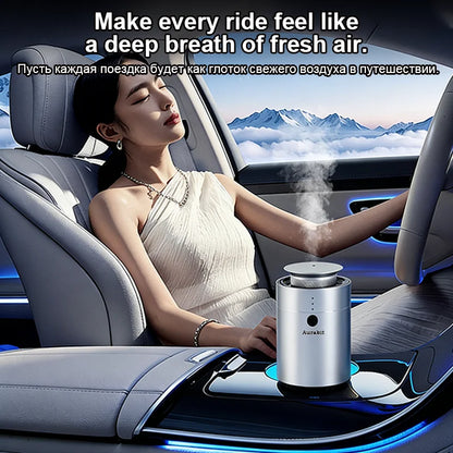 Smart Car Aromatherapy Diffuser AI Auto Sensing Start Stop Spray Quick Odor Eliminator Long Lasting Fragrance Home Car Use