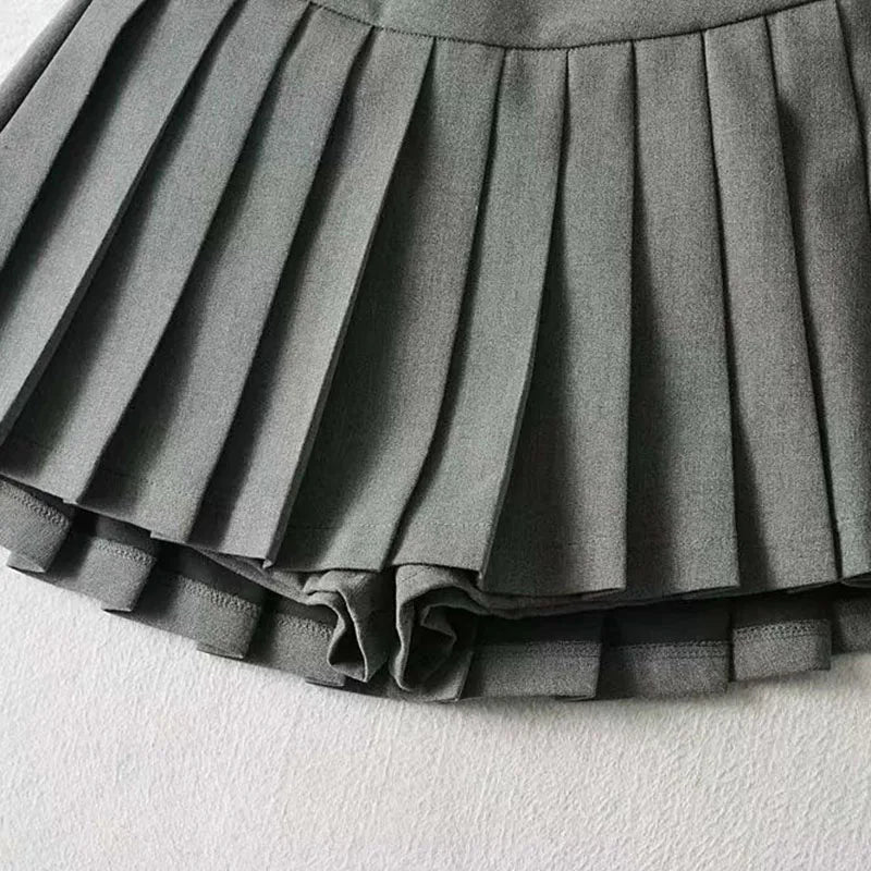 MEXZT Sexy Pleated Skirts Women Korean High Waist Mini Skirts JK Preppy Summer Fashion White Black Gyaru Tennis Extreme Skirt