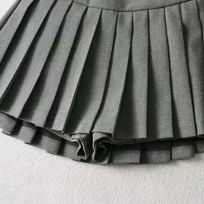 MEXZT Sexy Pleated Skirts Women Korean High Waist Mini Skirts JK Preppy Summer Fashion White Black Gyaru Tennis Extreme Skirt