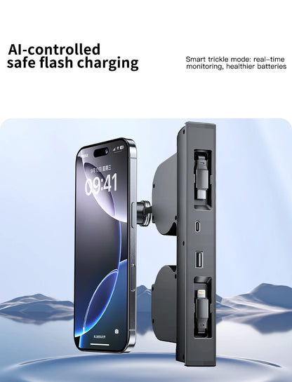 YZ For Tesla Model 3/YYL Juniper Highland 2026 45W Central Control Fast Charging Expansion Dock Car Intelligent Adapter Splitter