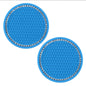 2Pcs Car Bling Rhinestone Cup Holder Drink Pad Interior Decoration Anti-slip Mat Round Durable Coaster Heat Resi Car Accessories