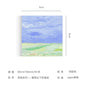 Painting Memo Pad Monet Van Gogh No-sticky Note Decal Scrapbooking DIY Notepad Diary Stationery School Supplies