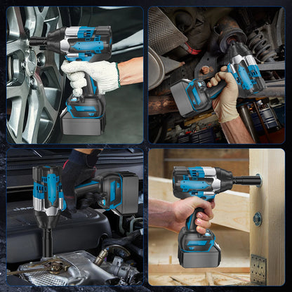 Brushless cordless impact wrench 1800 N·m, power tools for Makita 18V batteries