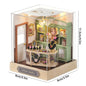 Mini Doll House DIY Small House Kit Handmade 3D Puzzle Assembly Model Building Room Bedroom Decoration Wooden Craft BirthdayGift