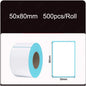 Width 40/50/60/70/80/90/100mm Self-Adhesive Stickers Shipping Thermal Label Barcode SKU Label Price Tag no Carbon Band Required