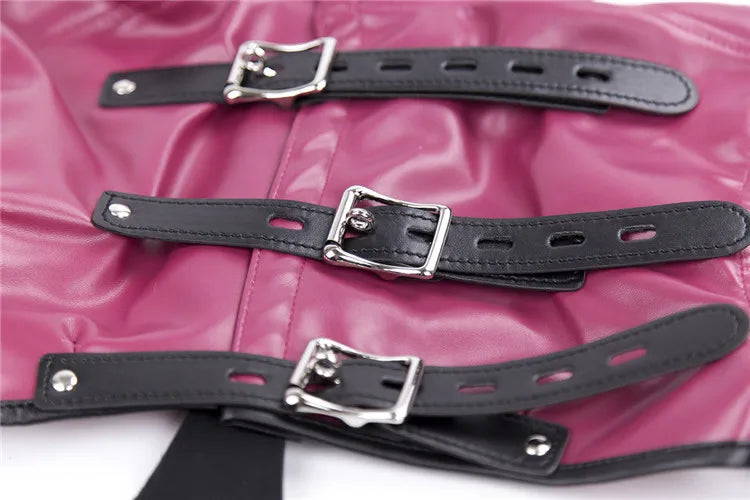 Bondage Women PU Leather Body Harness Cupless Straight Jacket Adult Costume BDSM Sexy Shop Atacado Harness Woman Accessories