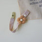 1PCS Cute Bear Baby Pacifier Clip Chain Dummy Holder Soother Pacifier Clips Strap Nipple Holder Infant Feeding Babies Accessorie