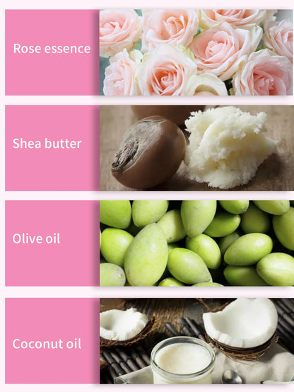 Pink rose shampoo soap, essential oil, handmade soap, nourishing, oil controlling, stain removing, floral fragrance overflowing