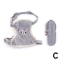 Newest Cute Cat Harness and Leash Set Bunny Pet Accessories Vest Harnesses Small Dog Leashes for Outdoor Walking Pets Supplies