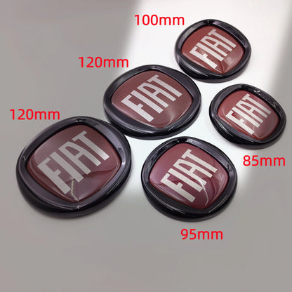 8.5/9.5/10/12cm 85/95/100/120mm car Emblem for FIAT Car Hood Front Rear Badge 2/3/4-Pin Emblem