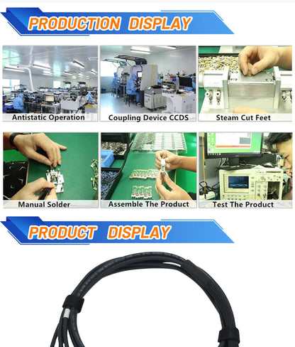 40G QSFP To 4*10G SFP+ DAC Cable 1m/2m/3m Direct Attach Copper Breakout Cable Compatible with Cisco,HuaWei,Mikrotik Fiber Switch